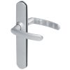 POIGNEE DE PORTE SLIM ENTRAXE 195 MM FINITION CHROME SATIN VACHETTE