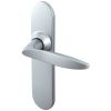 POIGNEE DE PORTE TWIST ENTRAXE 165 MM FINITION CHROME VELOURS VACHETTE