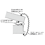 ANTI-PINCE DOIGTS GRAND JOINT OUVERTURE 180° JUNG ETANCHEITE