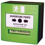 BOITIER DECLENCHEUR MANUEL MEMBRANE DEFORMABLE TTR Securite - Sans - Rouge - 2 Capot Sans Contact 2