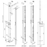 Serrure en applique carénée 6 points Bricard Cerbere 3 A2P* gâche standard