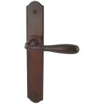 POIGNEE DE PORTE PACIFIQUE FER ROUILLE CIRE BRIONNE