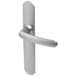 POIGNEE DE PORTE SLIM ENTRAXE 165 MM FINITION CHROME SATIN VACHETTE