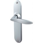 POIGNEE DE PORTE TWIST ENTRAXE 195 MM FINITION CHROME VELOURS VACHETTE