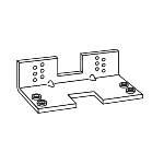 EQUERRE DE FIXATION POUR PORTE A FLEUR TV-Z 101 DORMA