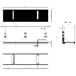 EQUERRE DE FIXATION POUR VENTOUSE EN APPLIQUE EN Z DIGIT