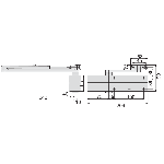 FERME-PORTE A PIGNON ET CREMAILLERE DC 140 VACHETTE ASSA ABLOY