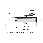 FERME-PORTE RYOBI D 7000 SEVAX - 900 à 1 100 - 7002 - 50 à 70 Larg. porte maxi mm 900 à 1 100