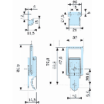 FERMETURE A LEVIER 7003