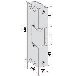 GACHE POUR ANTI-PANIQUE GAP 12 A EMISSION DIGIT