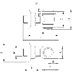 GOND REGLABLE A SOUDER 155