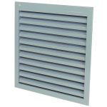 GRILLE MURALE D'AERATION 411 - ARGENT