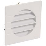 GRILLE POUR TUBE PVC EXTERIEUR GETM BLANC NICOLL - 149 x 149 - 125 L x l mm 149 x 149