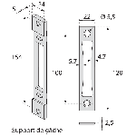 JEU DE 2 GACHES HAUTE ET BASSE 2840/24/ORD STREMLER