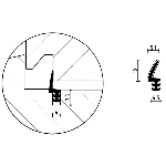 JOINT POSE SUR DORMANT LD 411 OU M5528 F KISO