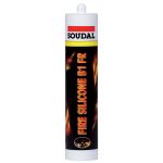 MASTIC SILICONE RESISTANT AU FEU FIRE SILICONE B1-FR SOUDAL - Gris