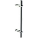 POIGNEE DE PORTE BATTANTE ENTRAXE REGLABLE NT STG 1522.32 NORMBAU - 250 à 400 - 500 Ent. réglable mm 250 à 400