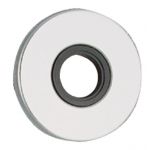 ROSACE POUR POIGNEE ALUMINIUM VACHETTE FINITION ARGENT VACHETTE