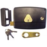 Serrure en applique 1 point Bricard horizontale à fouillot