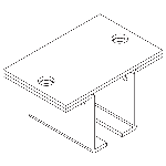 SUPPORT ENVELOPPANT A VISSER AU PLAFOND 5144 MANTION