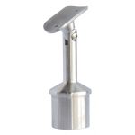 SUPPORT MAIN COURANTE POTEAU  - 80 - Inox 316 - Fixe Type de platine Fixe