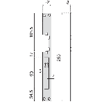 TETIERE DE GACHE DOUBLE EMPENNAGE T2I/98 DIGIT