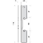 TETIERE DE GACHE SIMPLE EMPENNAGE T1I DIGIT