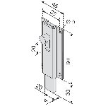 VERROU TARGETTE ALUMINIUM TYPE BOX