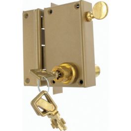 Volet Roulant De Porte Bicolore Avec Serrure Dorée - 23 Cm Vertical | Uxcell | Sécurité Maison