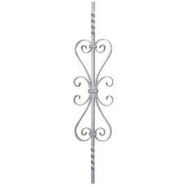 BARREAU DECORATIF DOUBLE VOLUTE