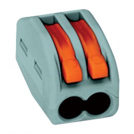 BORNE WAGO AVEC LEVIER SERIE 222  - 50 - 2 Nb de conducteur 2