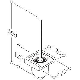 ENSEMBLE BROSSE WC 824.05 NORMBAU