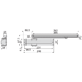 FERME-PORTE A CAME TS 90 IMPULSE TS 90 H EN 3-4 DORMA