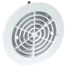 Ventilation murale couvercle de grille avec filet et obturateur 100-150  diamètre variable