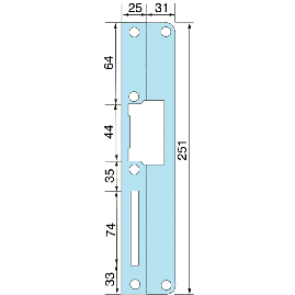 TETIERE DE GACHE D'ANGLE TA2P DIGIT