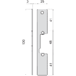 TETIERE DE GACHE SIMPLE EMPENNAGE T1I DIGIT