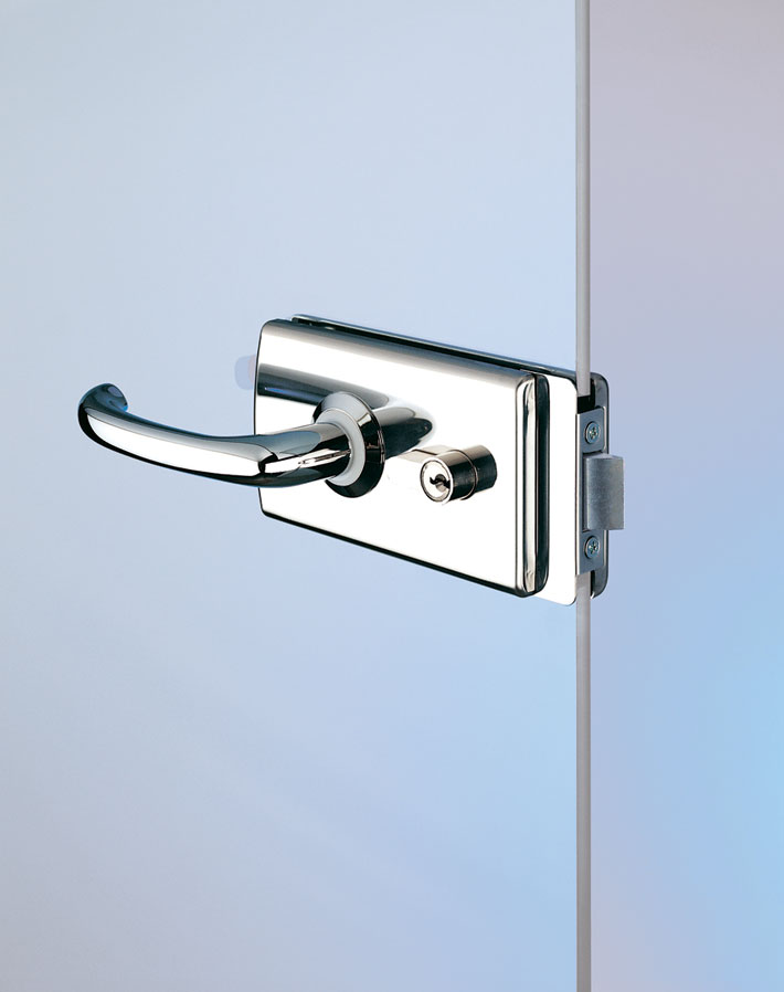 Serrure De Milieu Pour Porte En Verre